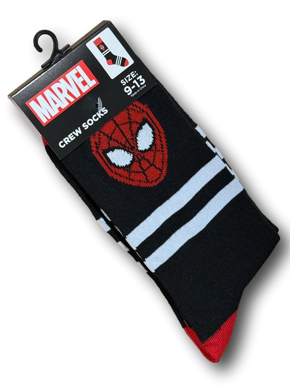 3/$20 Marvel Spider-Man Funny Novelty Crew Socks - NWT - Picture 2 of 2